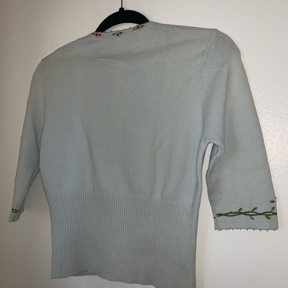 Vintage Victoria’s Secret MODA INT blue cardigan - Picture 7 of 7